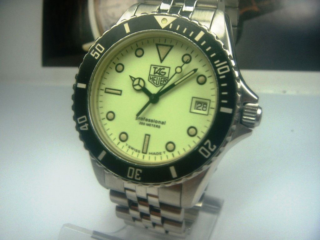 TAG HEUER 1000 PROFESSIONAL QUARTZ MENS WATCH 980.113B, LUMINOUS 