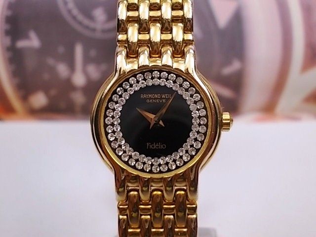 RAYMOND WEIL GENEVE FIDELIO 18K GOLD PLATED QUARTZ LADIES WATCH | eBay