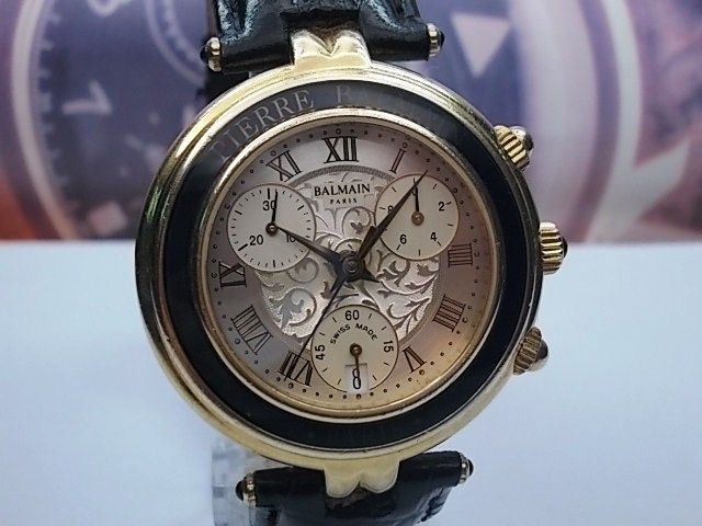 Pierre Balmain Chronograph Date Plated Quartz MEN 039 S Watch | eBay
