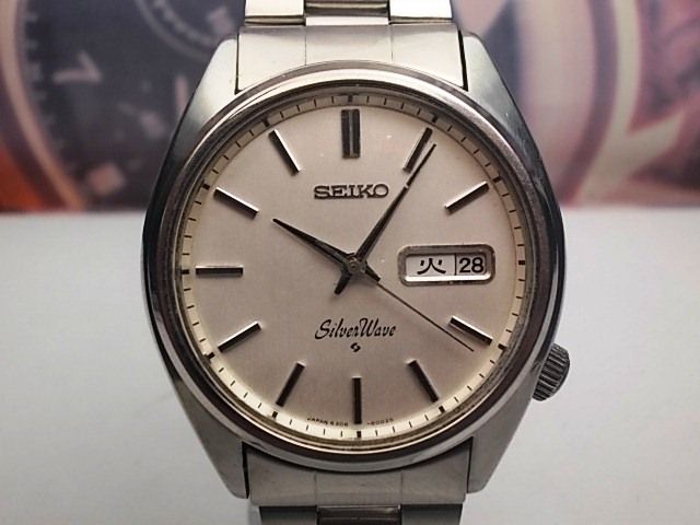 SEIKO ACTUS SILVER WAVE DAY/DATE AUTO WATCH 6306-8000