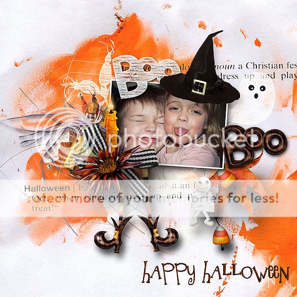 Happy Halloween Collection - layout by Jacqueline