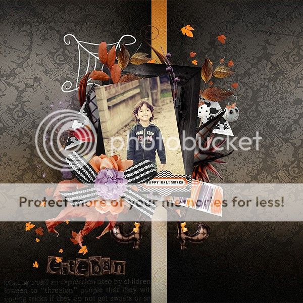 Happy Halloween Collection - layout by Studio Lalie Designs