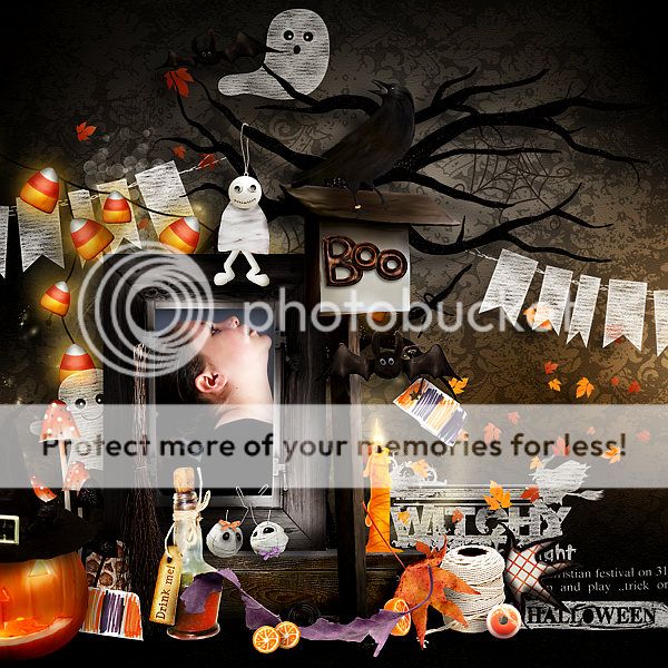 Happy Halloween Collection - layout by Stellamarie