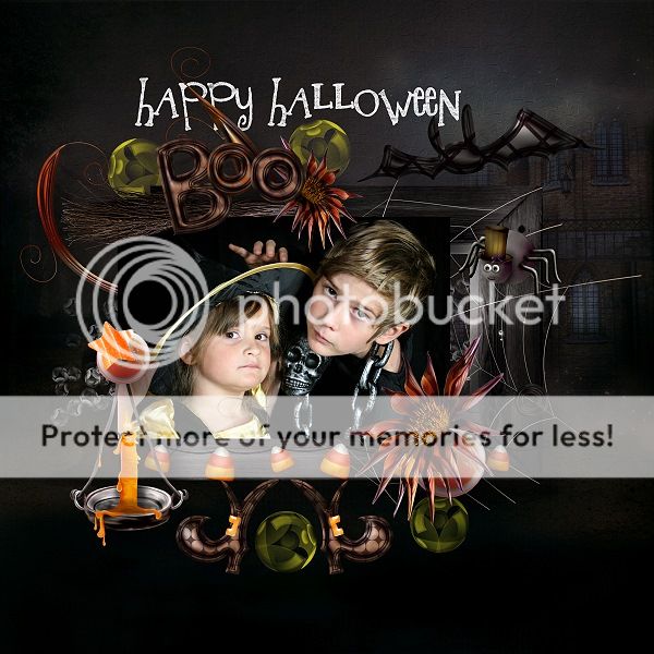 Happy Halloween Collection - layout by Chelisa