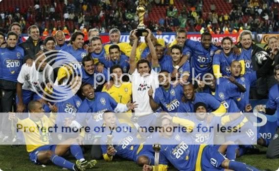 Brazil crowned Champions of the FIFA Confederations Cup 2009... as if you didn't know that was going to happen!?
