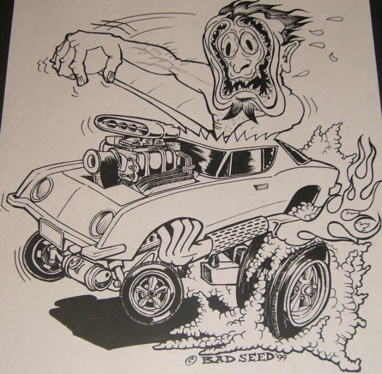 im new here, kinda rat fink style - Auto Art - Model Cars Magazine Forum