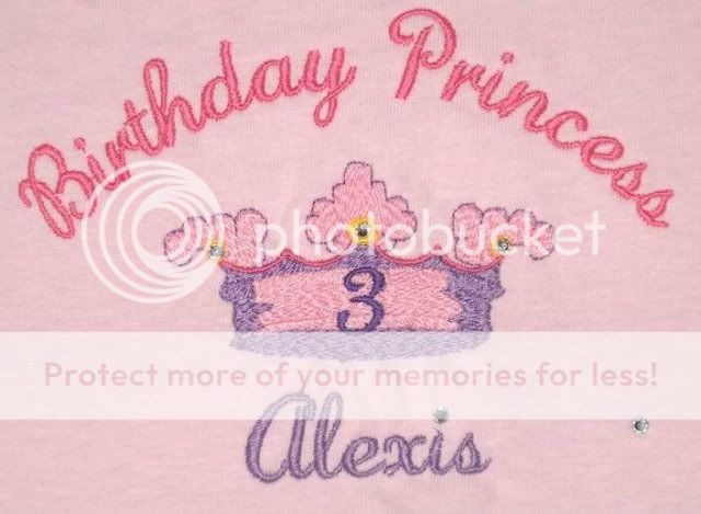 Personalized PRINCESS CROWN Name or Birthday Shirt  