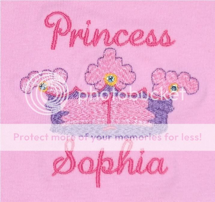 Personalized Custom Baby Girl Pink Princess Crown Shirt Pants Outfit Set Gift