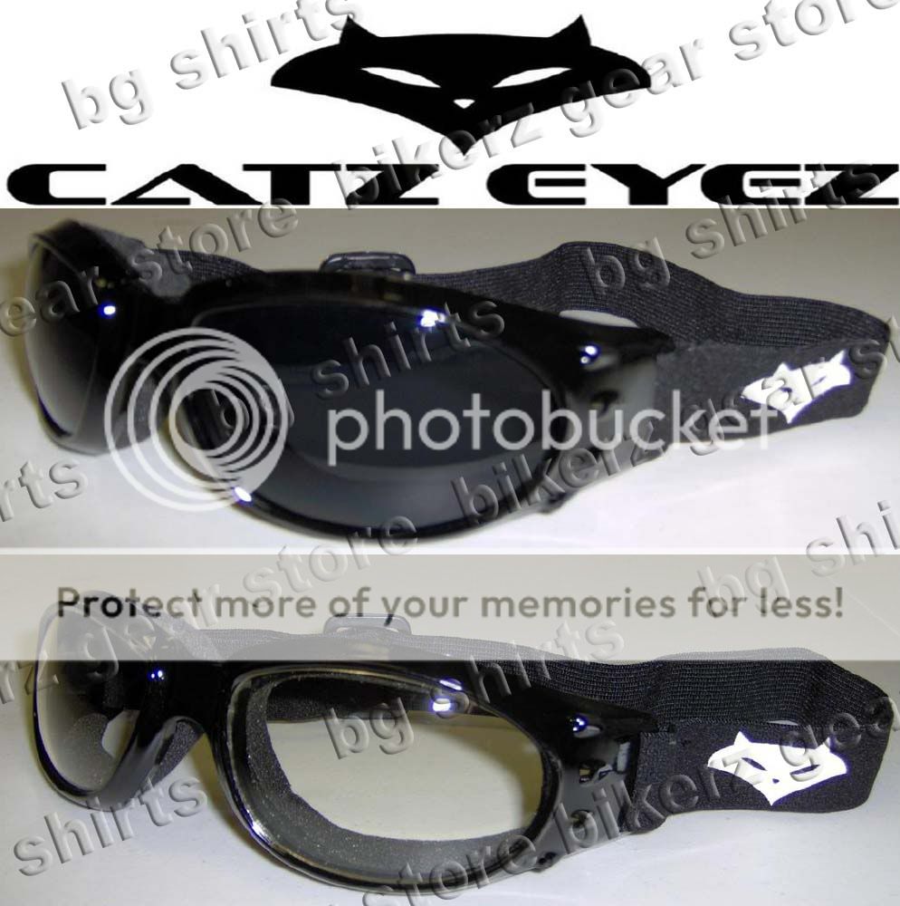 CATZ 2 Motorcycle Skydive Goggles Glasses sunglasses  